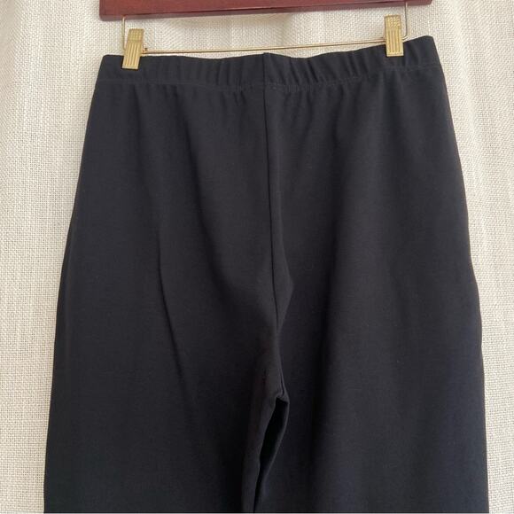 Oska Black Pull On Pants Straight Leg High Rise Trousers Size 1 (US 6/8) - Picture 9 of 11